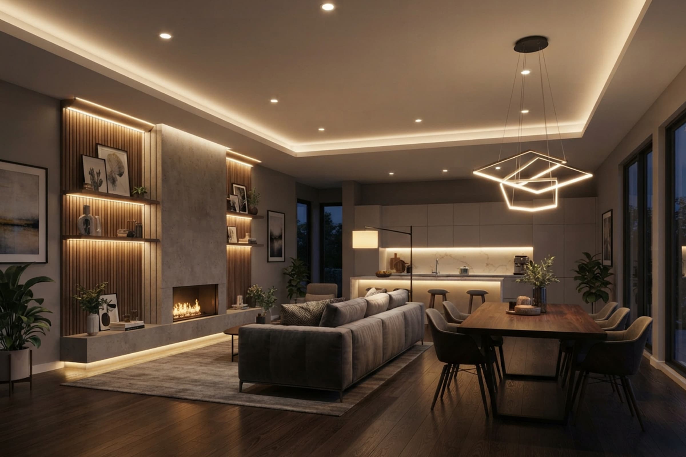 Интериорни вдъхновения с модерно LED осветление
